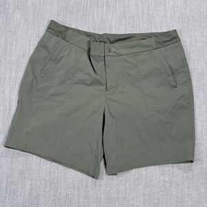 Active Life Mens XXL Olive Green Hiking Shorts Stretch Performance Outdoor W1 22